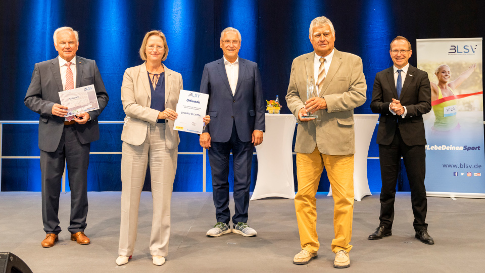 Verleihung BLSV-Ehrenamtspreis 2020
