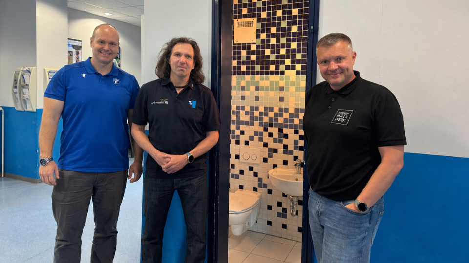 Neue Kindertoilette im Sportzentrum Nordost