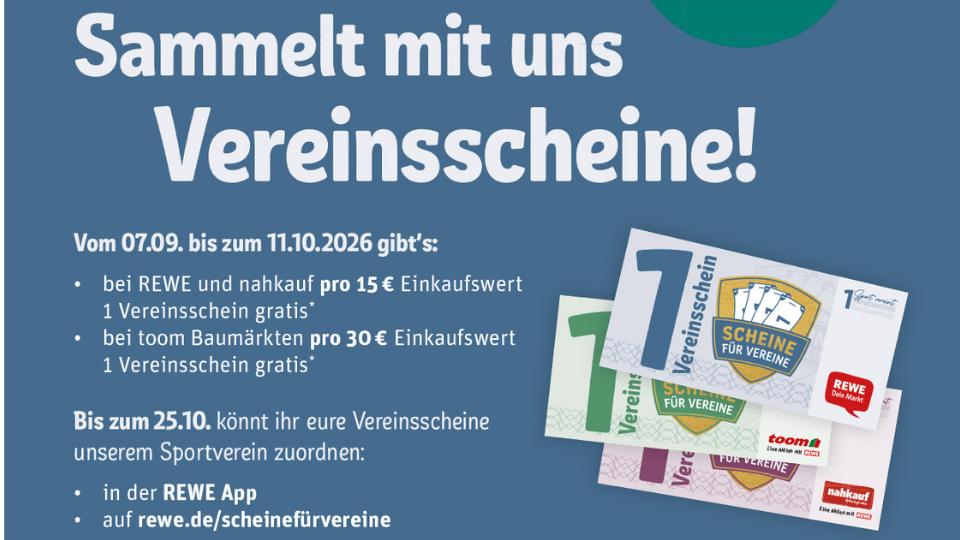 REWE Scheine für Vereine