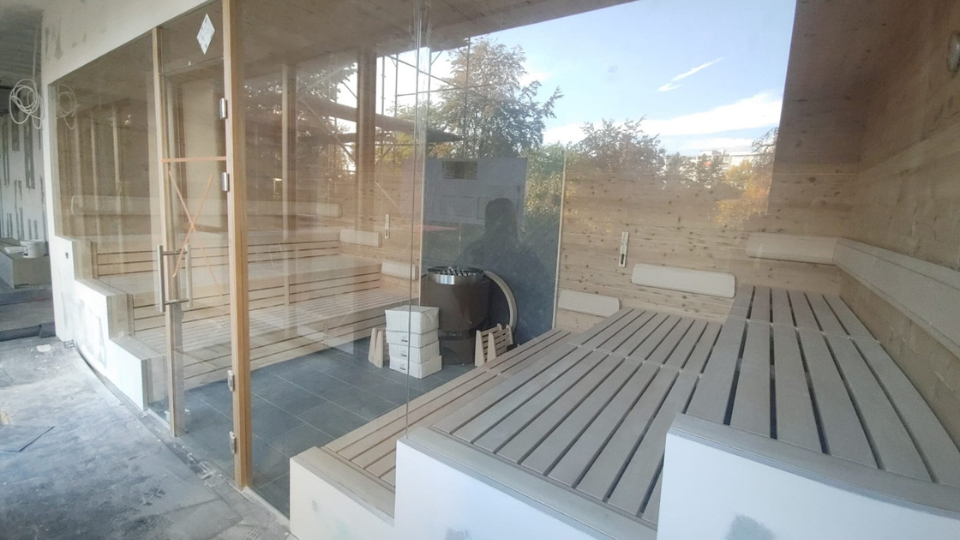 Ein Blick in den Wellnessbereich